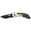 Smith & Wesson M&P SWMP3BSD 7.1in S.S. Assisted Folding Knife with 2.8in Serrated Tanto Blade and Aluminum Handle for Outdoor, Tactical, Survival and EDC