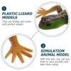 Toddmomy Lizard Toy Lizard Figurine Realistic Plastic Lizards Lizard Model Reptile Lizard Toys Fake Lizard Trick Toys Prank Halloween Party Favors for Kids