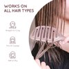 Ecoed Degradable Vented Hair brush,Detangling Brush,Detangler Brush for Curly, Thick, and Straight Hair, Dry and Wet Detangling Quickly Detangles and Smooths hair,Hair Brush for Women and Men