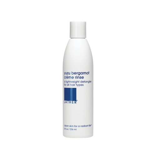 LATHER Yuzu Bergamot Conditioner - Lightweight &amp; Non-Greasy Crème Rinse Formula - Gentle Daily Ha...