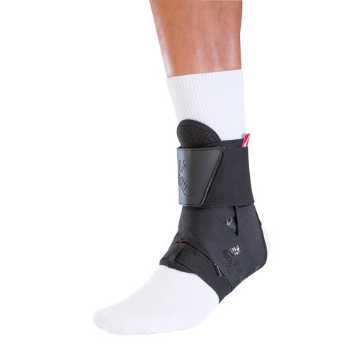 MUELLER Sports Medicine The One Ankle Support Brace, Achilles tendonitis relief Achilles tendonitis relief for Men and Women, Black, Black, Small
