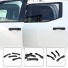Auto Exterior Door Handle Protective Trim Cover Compatible with Toyota Tundra/Sequoia 2022-2024 Aunginsy Car Front Rear Outside Door Handle Outer Trim Cover Protector Decoration Covers ABS Accessories