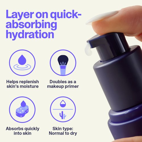 Curology Gel Face Moisturizer, Daily Face Lotion with Hyaluronic Acid, for Oily, Dry or Sensitive Skin, 1.7 fl oz