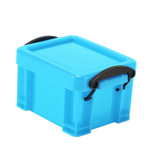 LAFEINA Plastic Mini Storage Box for 1:10 RC Rock Crawler Car TRX4 SCX10 90046 Decoration Accessories(Blue)