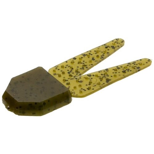 Zoom Bait Big Salty Chunk Soft Plastic Baits-Pack of 5 (Green Pumpkin, 3.5-Inch)