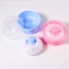 Arroyner 2Pcs Baby Body Cosmetic Powder Puff Body Powder Puff and Container Case (Pink and Blue) (2pcs)