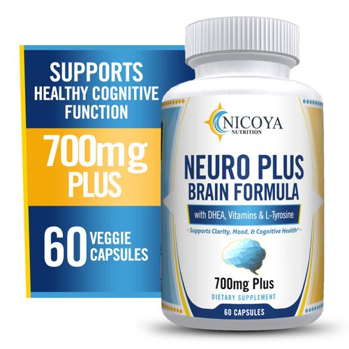 Nicoya Nutrition - Neuro Plus Brain Boosting & Focus Vitamin Supplement - Improve Memory, Focus & Mental Clarity