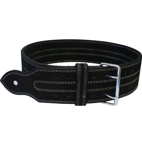 Ader Sporting Goods Leather Power Lifting Belt Black (Medium) 28-35