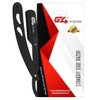 G4 Stainless Steel Straight Edge Barber Shaving Razor Blade for Close Shaving Men Replaceable Blades (Black)