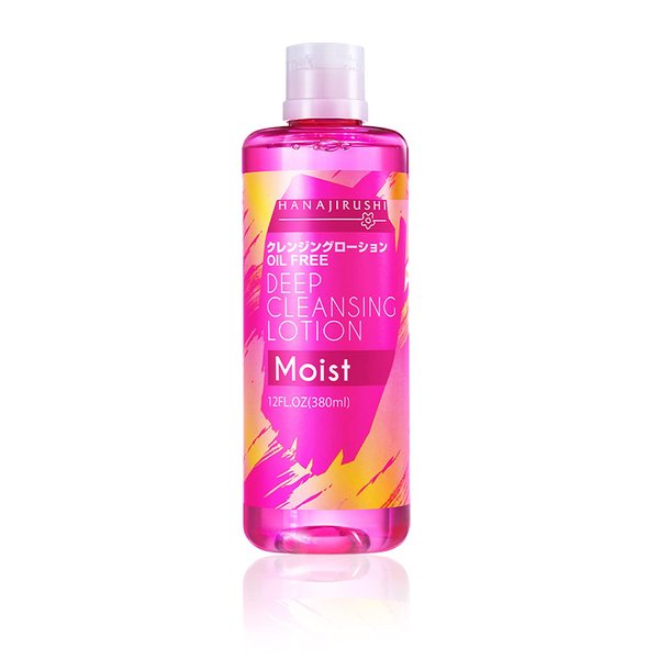 HANAJIRUSHI Cleansing Lotion, Makeup Remover & Cleansing Water, Fragrance-free, Alcohol-free, Oil-free, Pore Care, Hypoallergenic