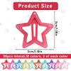 30 PACK Star Snap Hair Clips, Colorful Snap Kawaii Hair Clips, Non-slip Cute Lovely Metal Hair Barrettes, Star Hair Accessories for Women Girls