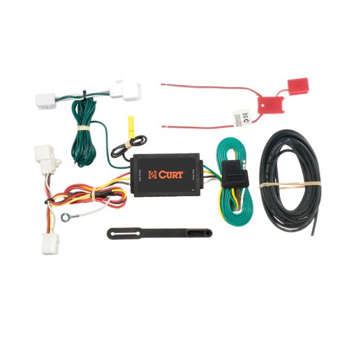 Curt Manufacturing 56016 Vehicle-Side Custom 4-Pin Trailer Wiring Harness,Fits Select Mazda 2 Hatchback,5,CX-9 ,Black