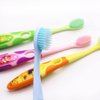 N-amboo Soft Bristles Colorful Kids Toothbrush for Toddler Girls Boys 3+ Years Pack of 4 Individually Wrapped