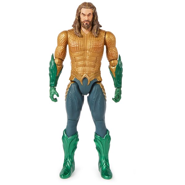 DC Comics, Aquaman Action Figure, 12-inch, Detailed Sculpt and Movie Styling, Easy to Pose, Collectible Superhero Kids Toys for Boys & Girls