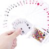 GNYOHUA 5 Decks Mini Playing Cards Party Favor, Miniature Poker Cards Traveling Decks Cards Festival Party Game Supply for Kids and Adults, 2 X 1.5 inch