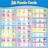 Kasfalci Alphabet Puzzle Cards,ABC puzzle,Alphabet Learning Toys,ABC Learning for Toddlers Kids,Matching Letter Game,Preschool Learning Activities,Kindergarten Classroom Must Haves,Homeschool Supplies
