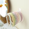 Clear Acrylic Headband Holder, 6 Pack Hair Accessories Organizer Hairband Rack, Jewelry Display Bracelet Display Holder Stand Organizer Jewelry Holder