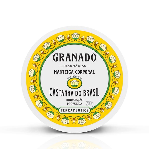 Linha Terrapeutics Granado - Manteiga Corporal Castanha do Brasil 200 Gr - (Granado Terrapeutics Collection - Brazil Nut Body Butter Net Net 7.1 Oz)