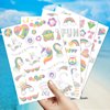 Temporary Tattoo for Kids Unicorn Rainbow Flower Cute-118 Glitter Styles Crown Swan Metallic Waterproof Groovy Fake Tattoos Body Face Tattoos Stickers Birthday Party Favors Decorations for Girls Boys