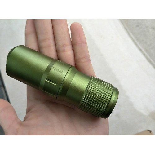 EKLOEN Waterproof EDC Capsule Tube, Portable Survival Waterproof Pill Container Outdoor Waterproof Capsule Seal Bottle Holder Case EDC Emergency Tool(Green)