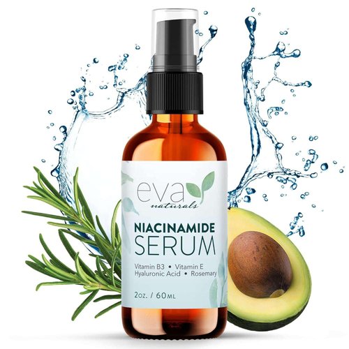 Niacinamide Serum for Face - Pore Minimizer Serum with Vitamin B3, Vitamin E &amp; Hyaluronic Acid - ...