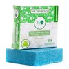 360Feel Men's Cool Spring Scrub Soap -5oz Castile Handmade Soap bar -Bold Masculine fresh bergamot citrus woody floral notes- Essential Oil Natural Soaps- Gift ready