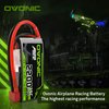 OVONIC 2S Lipo Battery 35C (Burst 70C) 2200mAh 7.4V Lipo Battery with Dean-Style T Connector for RC Airplane Helicopter Quadcopter FPV Racing Drone(2 Packs)