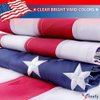 Freefy American Flag 2.5x4 ft - Embroidered Stars,Sewn Stripes,Nylon,UV Protected,Brass Grommets,Perfect for Indoor/Outdoor Use US USA Flags.