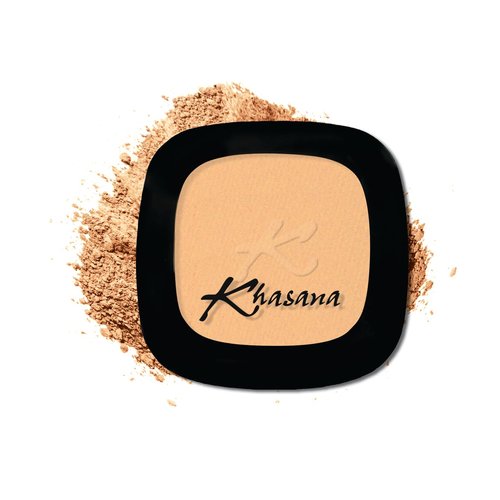 Khasana Pressed Powder, Dual Wet & Dry Foundation, Vitamin E & C Infused, Apply Wet for Maximum Coverage or Dry for Finishing, Matte Poreless, Setting Makeup, Flawless Finish, Shine Free #9 Tropical