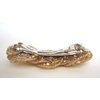 Generic Gold and iridecent beads crystals hair barrette clip bridal clip