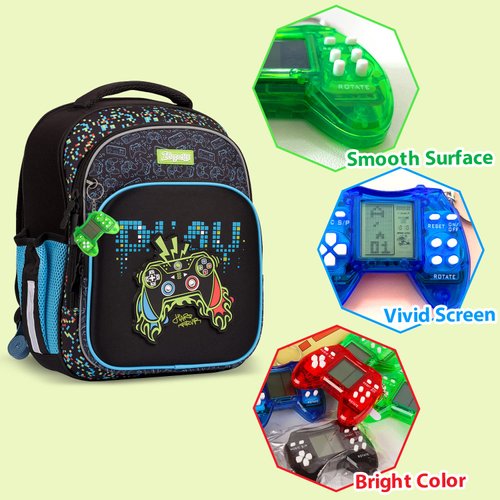 Carlerait 12 PCS Video Game Party Favors, Video Game Keychain Birthday Gaming Party Supplies Goodie Bag Stuffers Gift Idea for Kids