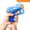 Banvih 2 Pack Mini Blaster Guns for Nerf, Small Toy Pistols for Toddlers Ages 3-5, Kids Ages 5-7 8-12 Year Olds - 20 Refill Foam Darts and 2 Wristbands, for Christmas Stocking Stuffers Birthday Gifts