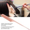 Rat Tail Hair Comb Hair Comb Aluminum Metal Comb Salon Tools Fashionable Straight Hair Comb Personal Use Professional Use Men Women(Rose gold)
