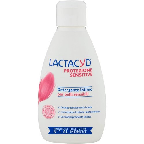 Lactacyd Intimate Wash Sensitive-Enriched with Natural Lactic Acid & Cotton Extract 200ml