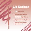 YES.EYE DO Light Brown Lip Liner Pencil, Automatic Natural Lipliner with Sharpener, Long Lasting Lip Filler Pen for Lip Contour,Waterproof, Highly Pigmented, Iconic Nude