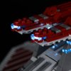 Kyglaring LED Lighting Kit for Lego Star Wars Venator 75367 Building Set (No Model) - Light Set Compatible with 75367 Class Republic Attack Cruiser - Without Model (Classic Version)