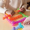 Kaplan Early Learning BendiBeads - Rainbow - Set of 12 - Twistable, Connectable, Stretchable 3D Building Kit - Fine Motor Development Toy for Toddlers and Kids
