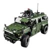 General Jim's Warrior Off Road Vehicle 1:8 Model MOC Modular Building Block 3175 Piece Military Style Vehicle Great for Adults and Teens.