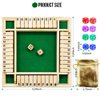 Dice Game Shut The Box Game Wooden Board Game with 10 Dices,a Classic 4 Sided Family Math Game for 2-4 Players Dice Board Game Shut-The-Box(Kids or Adults)