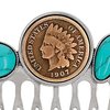 American Coin Treasures Indian Head Penny Coin Hair Comb | Genuine United States One Cent Coin | Styling Accessory | Certificate of Authenticity