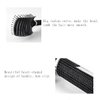 AISIBO Curved Vented Styling Hair Brush, 2PCS Anti Frizz Hair Detangling Brush, for Wet Hair or Dry Hair, Black, Pink