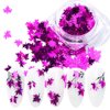 Minejin Nail Art DIY Maple Leaf Sequins Laser Glitters Thin Paillette Flakes Stickers Manicure Tips 12 Boxes