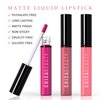 CHICA BEAUTY Waterproof Matte Liquid Lipstick, 100 percent Risk Free Makeup 24 Hours Long Lasting Velvety Smooth, Sulfate, Phthalate and Paraben Free, Pigmented Color Flirt Shade, 1 Count (Pack of 1)