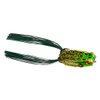 Booyah Poppin' Pad Crasher Topwater Bass Fishing Hollow Body Frog Lure with Weedless Hooks, Bullfrog, One Size