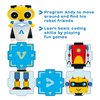 Thames & Kosmos Andy: The Code & Play Robot | Screen-Free Coding & Robotics Kit for Ages 4+ | Pre-Built Robot w/Intuitive Buttons for Preschoolers to Start Programming! | No Smart Device Required
