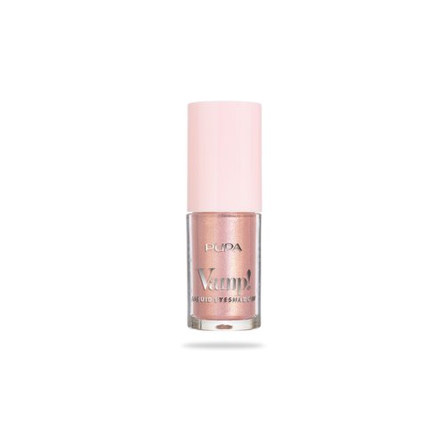 Pupa Milano Vamp! Liquid Eyeshadow - Shimmer Finish, Ultra-Adherent, and Lightweight - Ophthalmologically Tested - 002 Golden Rose - 0.13 oz