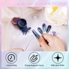 Laza Cat Eye Chrome Nail Powder Chameleon Magnetic Powder 3D Cat Eye Effect Mirror Effect Pigment Dust Magic Galaxy Holographic Effect Glitter with Magnetic Stick for Velvet Nail Art - Emerald Peacock