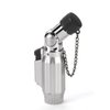 Vertigo Intimidator Quad Torch Lighter - Brushed Chrome & Chrome