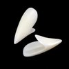 Dzrige Vampire Teeth Fangs Scary Creepy Vampire Fake Teeth Horror Resin False Teeth for Anime Cosplay Party Props Halloween Carnival Party Fangs Favors (17mm)