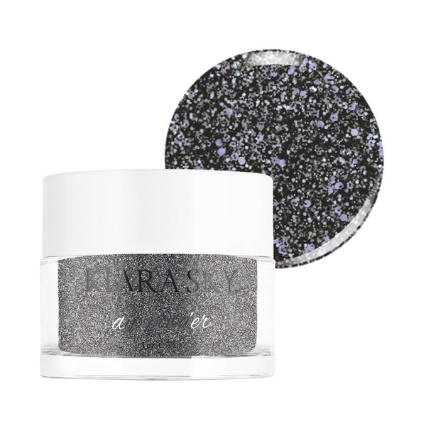 Kiara Sky Long Lasting Nail Dip Powder Black Tones 1 oz, Melt Away